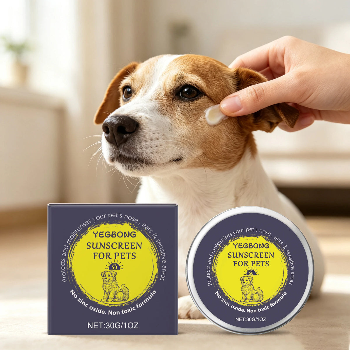 Yegbong Gentle Pet Sunscreen Cream For Dogs And Cats Soothing
