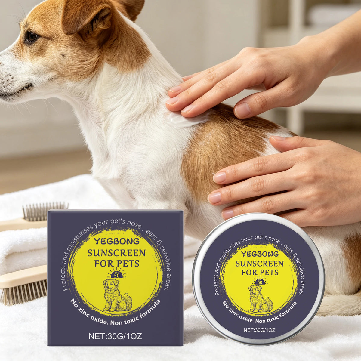 Yegbong Gentle Pet Sunscreen Cream For Dogs And Cats Soothing