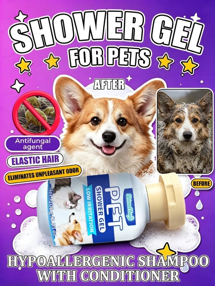 Waterless Dry Shampoo For Cats And Dogs Pet Foaming Cleanser