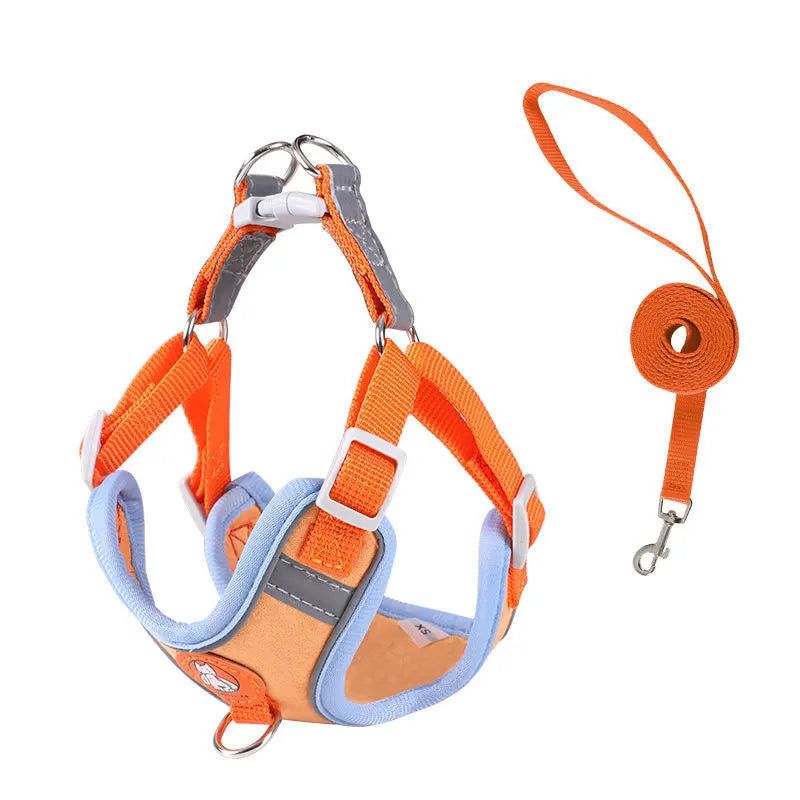 Adjustable No Pull Dog Harness And Leash Set For Walking