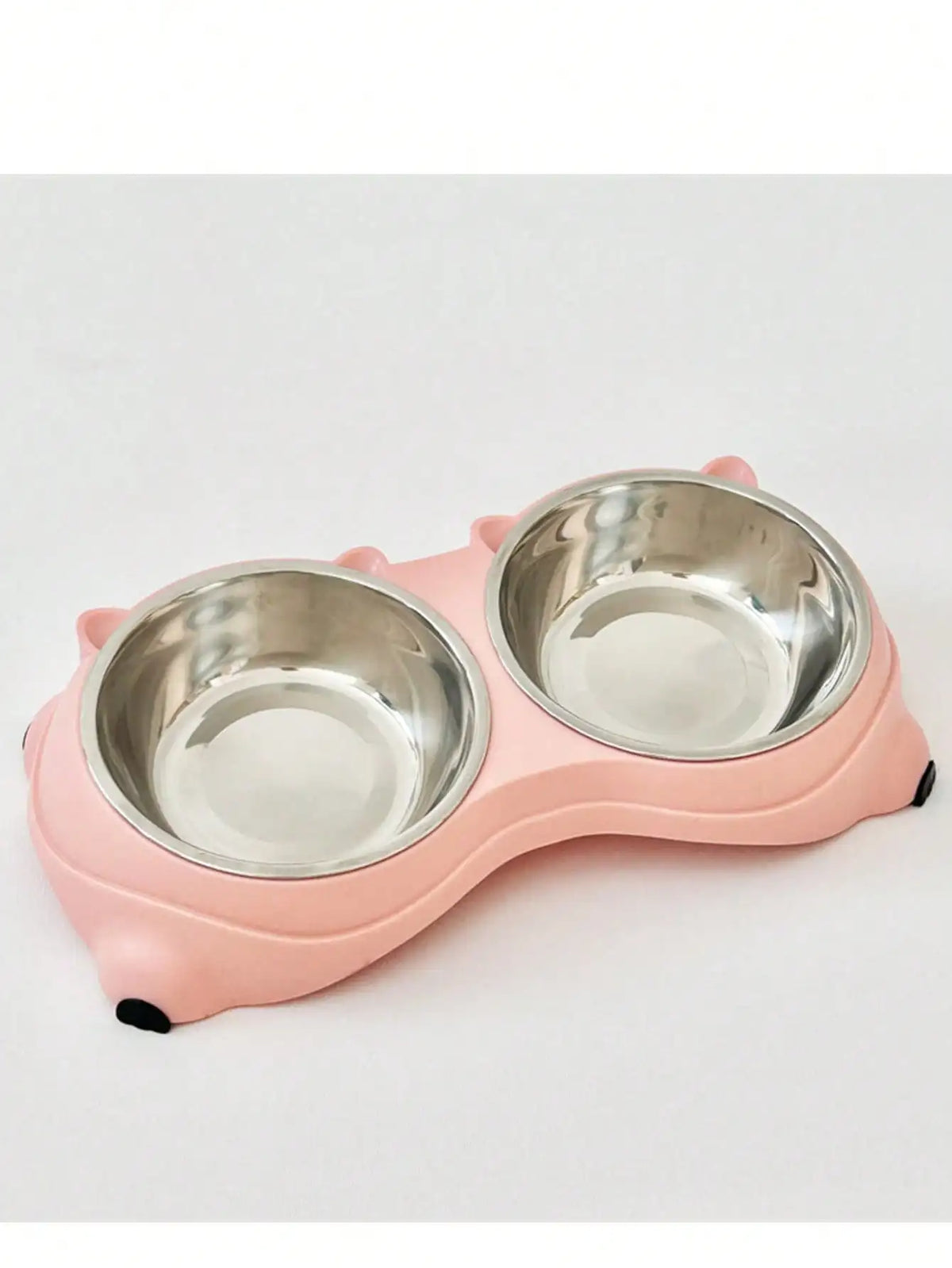 Double Stainless Steel Pet Bowls With Non Slip Base For Cats and Dogs