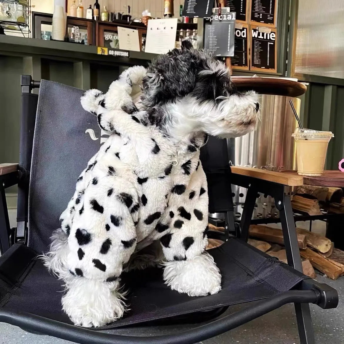 Warm Winter Dog Coat With Cozy Protective Fur Coverage