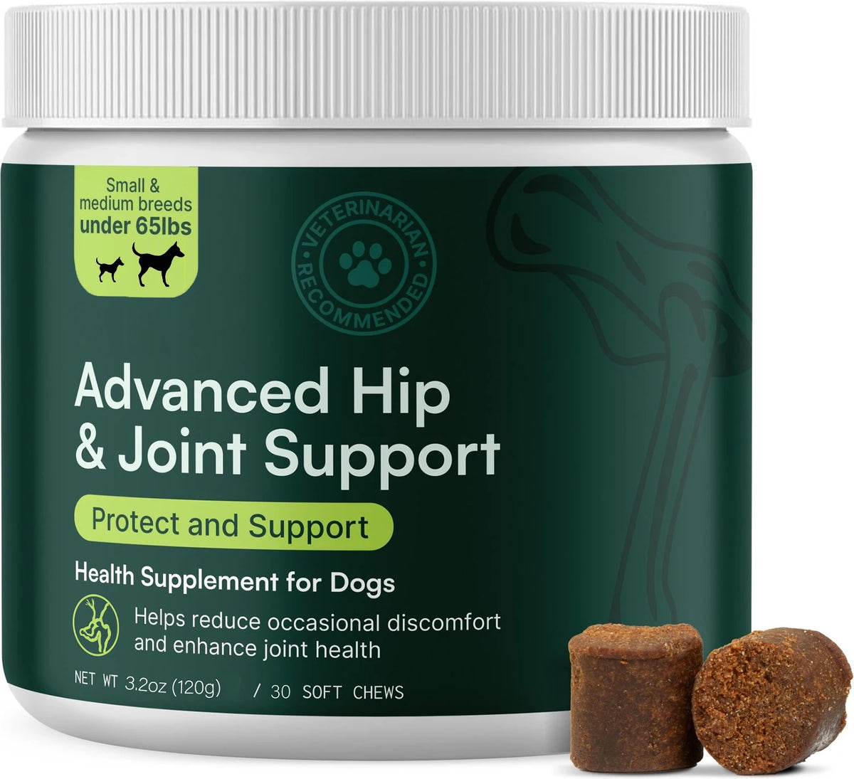 LISM Dog Hip And Joint Supplement With Glucosamine Chondroitin