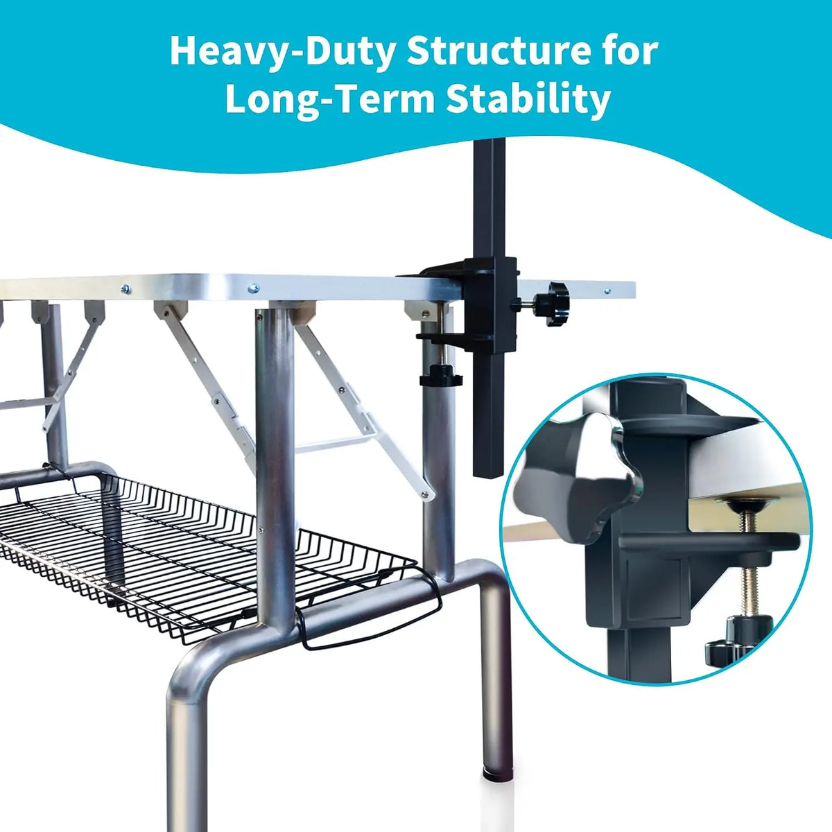 Professional Dog Grooming Table With Adjustable Safety Loops