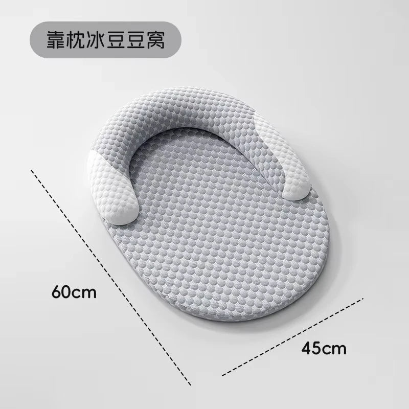 Soft Nylon Pet Cooling Mat Removable Washable Dog Sleeping Bed