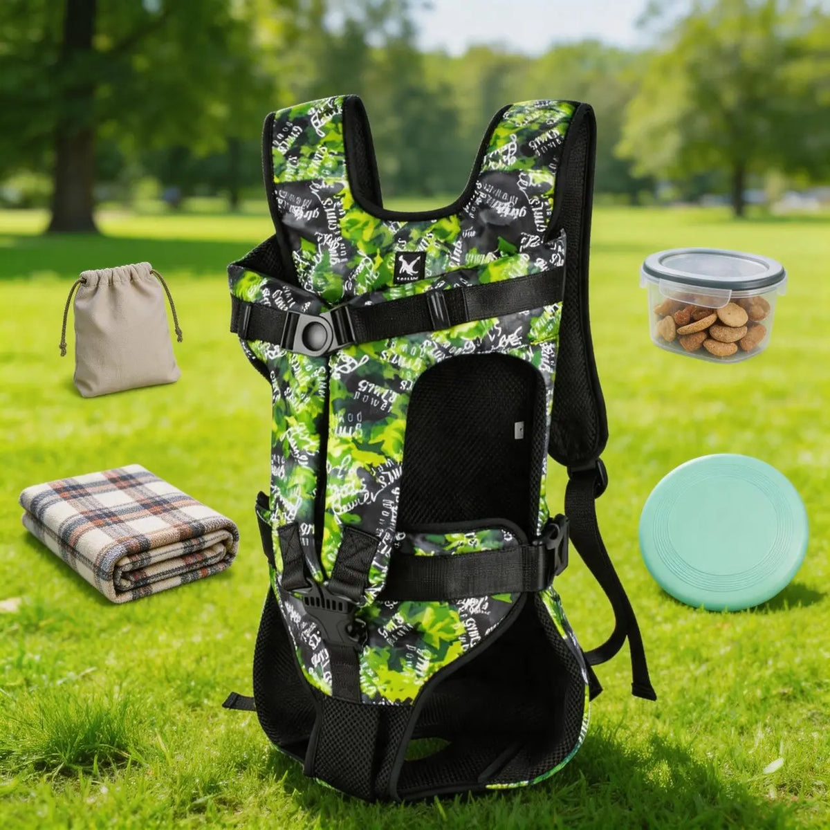 Hands Free Front Pet Carrier Backpack for Cats and Dogs Outdoors