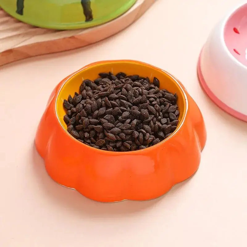 Premium Watermelon And Strawberry Shape Pet Food Bowl