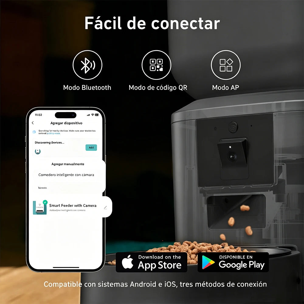 Nityers Smart Cat Feeder With Camera Night Vision And WiFi