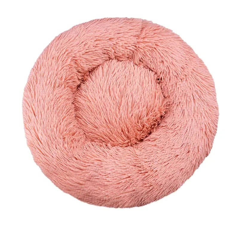 Cozy Round Pet Bed For Dogs And Cats Soft Washable