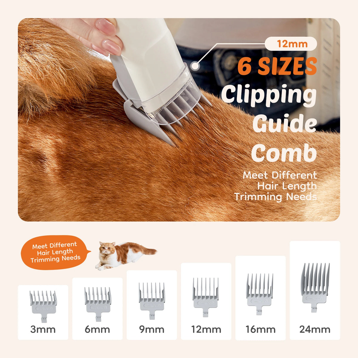 JHK Professional Pet Grooming Vacuum Kit With Clippers and Grooming Tools