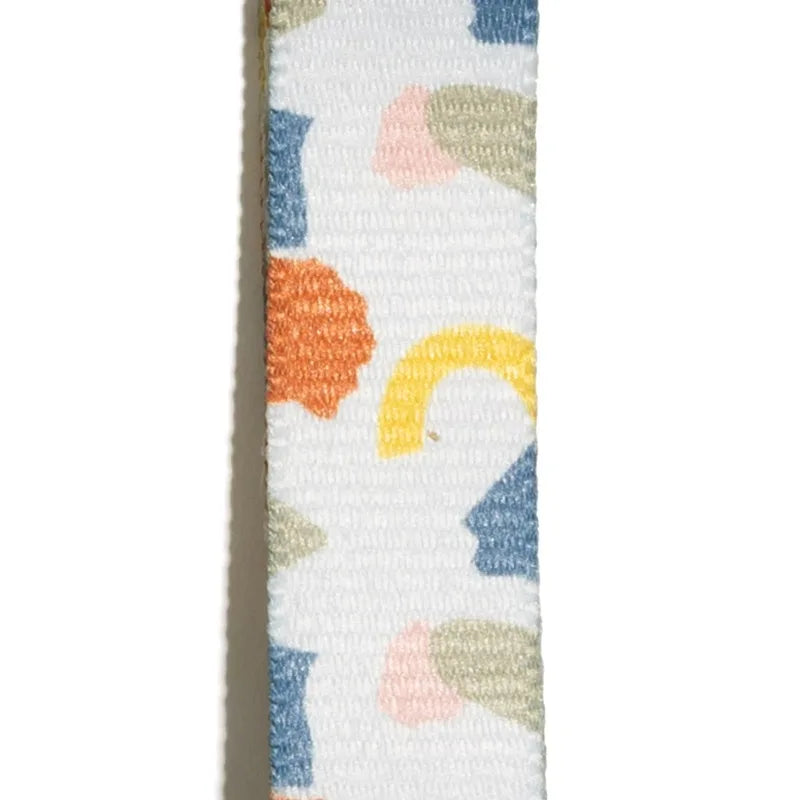 Adjustable Fashion Dog Collar With Abstract Shapes Print