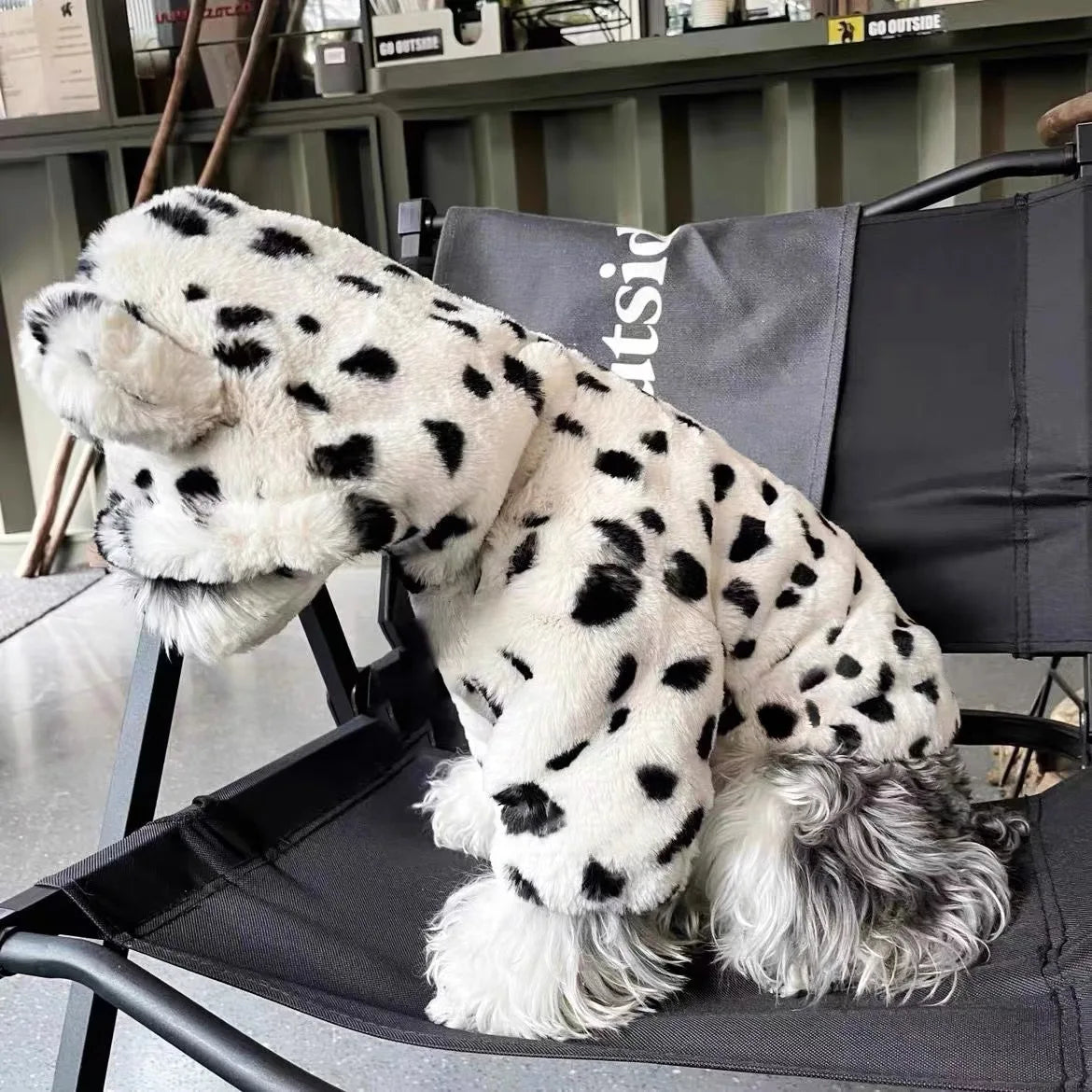 Warm Winter Dog Coat With Cozy Protective Fur Coverage