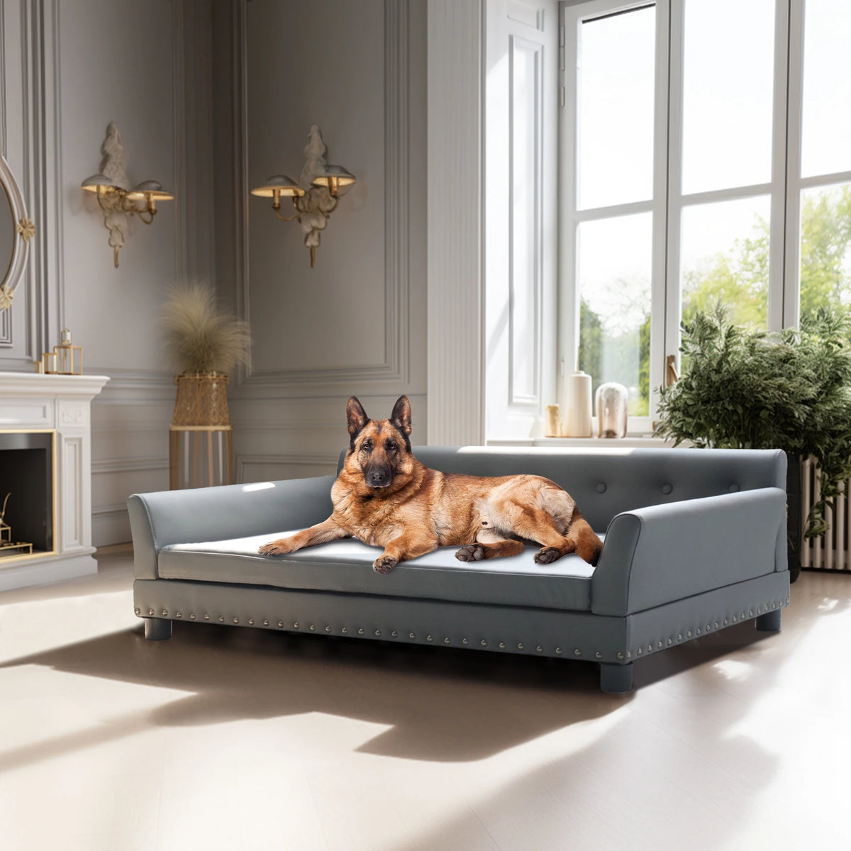 Borwart Heavy Duty Raised Pet Sofa With Removable Cover