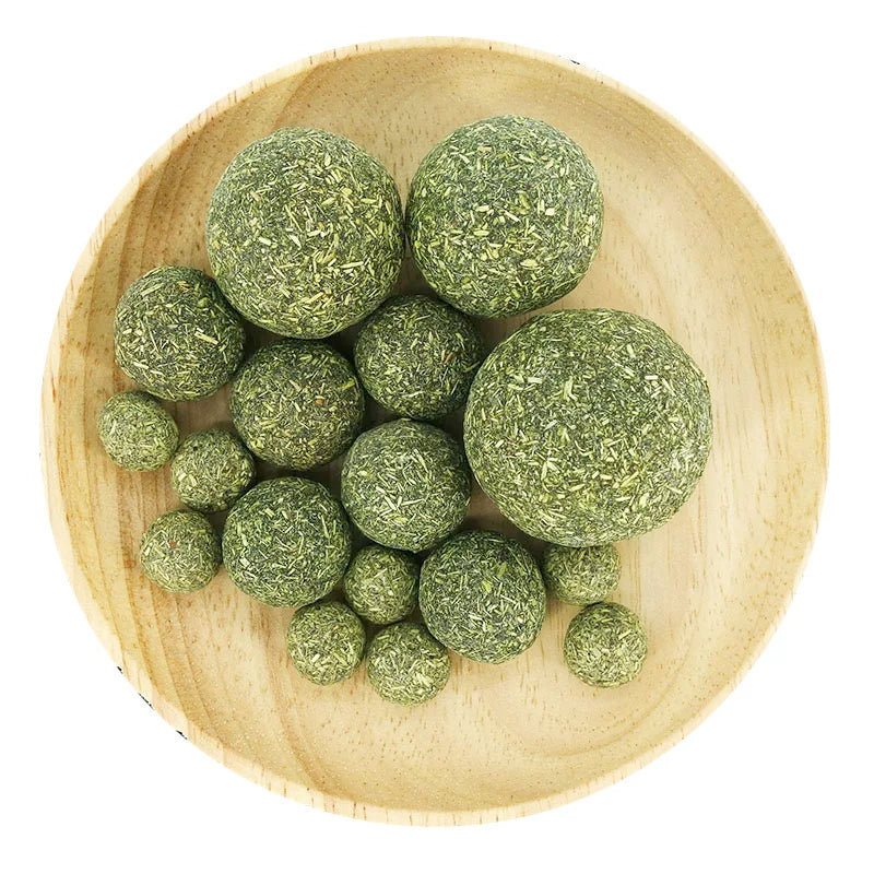 Safe Edible Catnip Ball Toy Promoting Dental Health Through Play