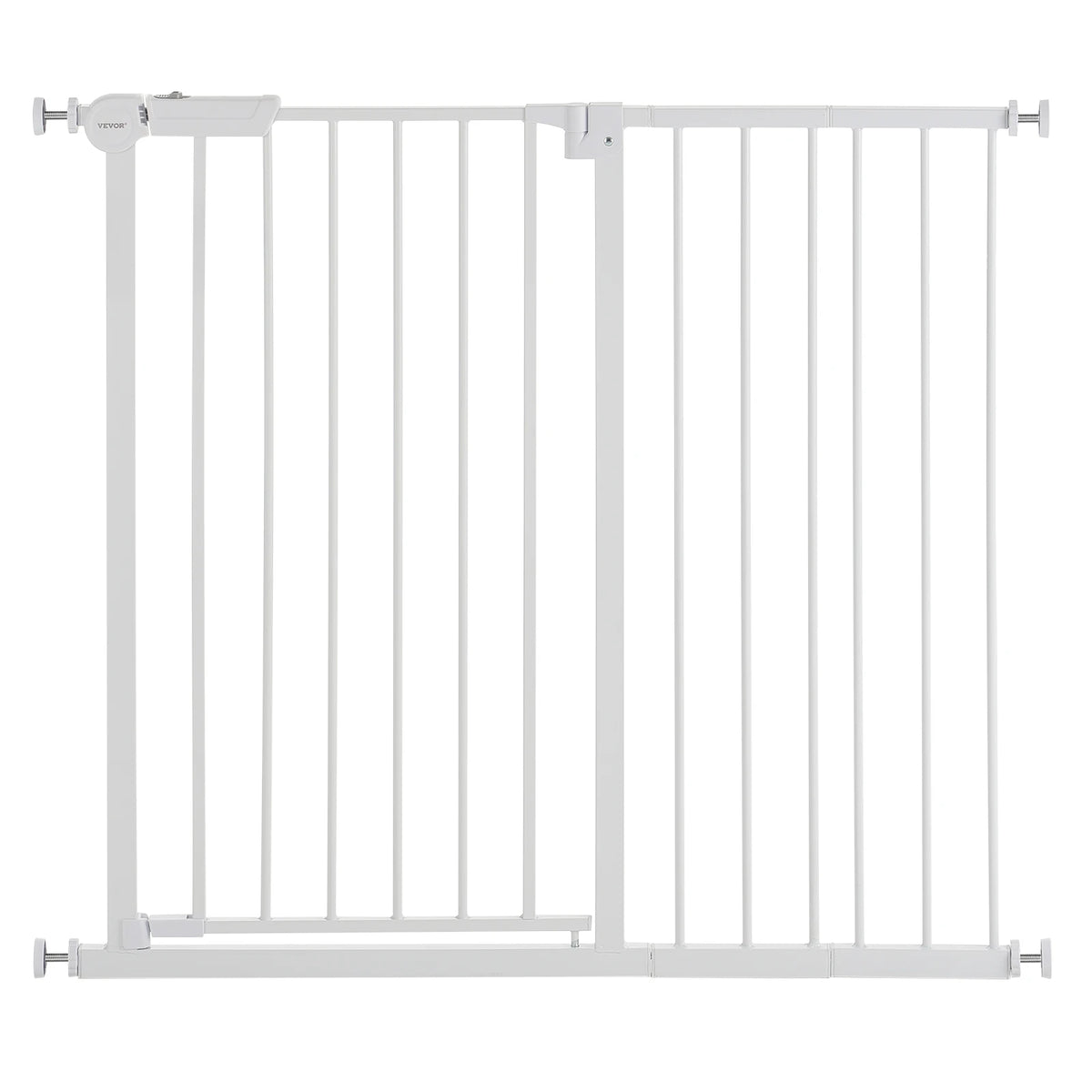 SucceBuy Pressure Mount Baby Dog Gate With Easy Step Walk Through