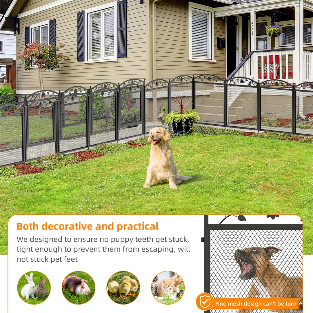 Bingopaw Heavy Duty Dog Playpen With Metal Fence And Pad