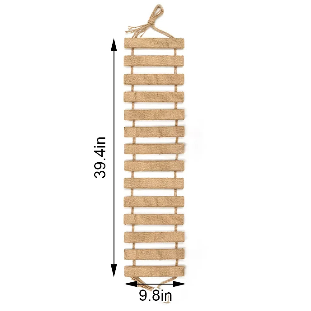 Wooden Sisal Cat Bridge Ladder And Scratching Post For Cats