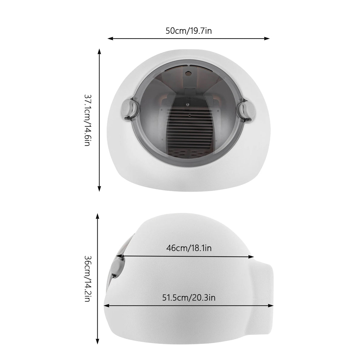 Portable Adjustable Temperature Pet Dryer Box For Cats And Dogs