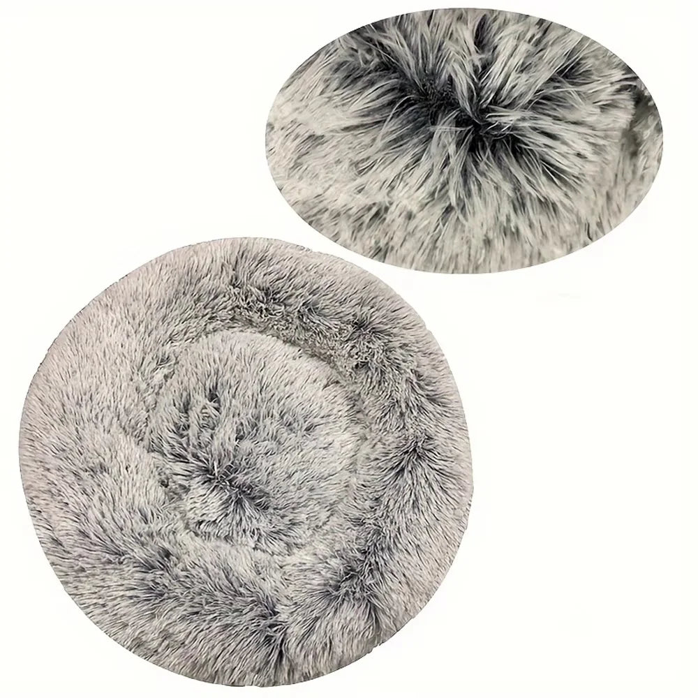 Cozy Round Pet Bed For Dogs And Cats Soft Washable