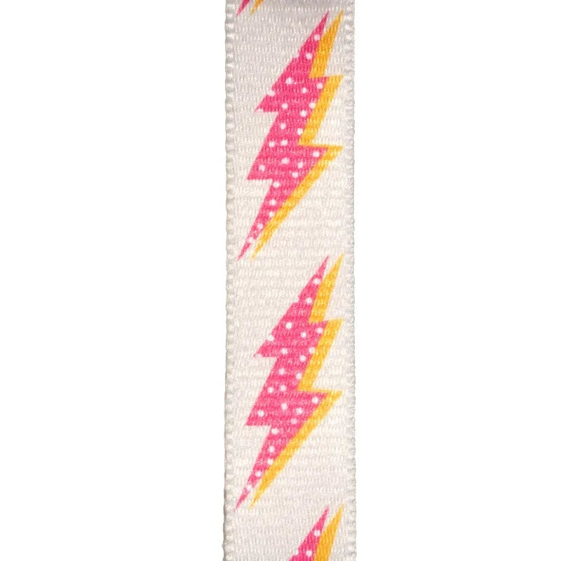 Durable Polyester Lightning Bolt Standard Dog Leash for Daily Walks