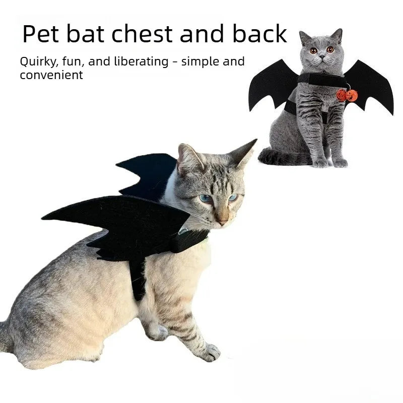 Halloween Bat Wing Costume for Cats and Small Dogs