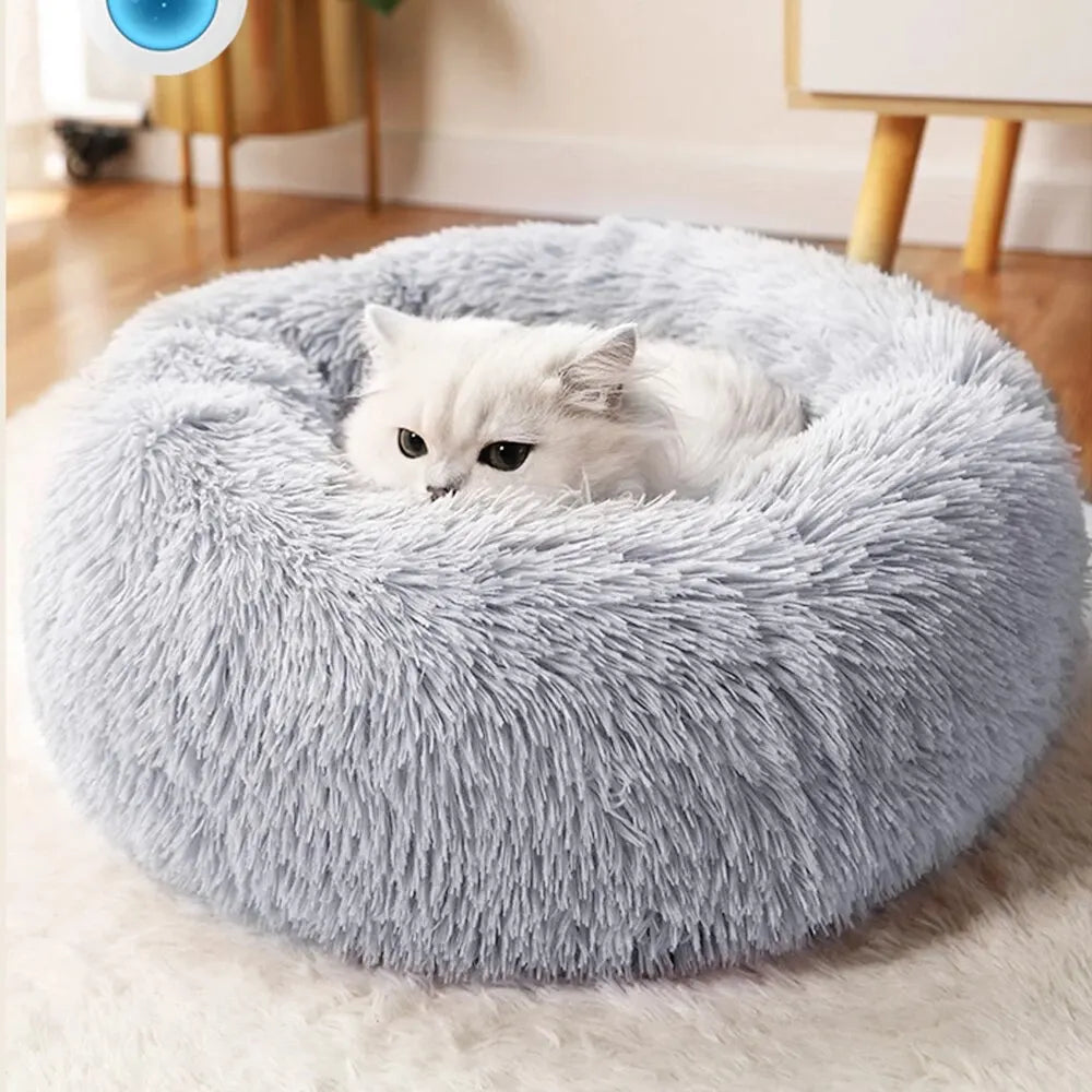Super Warm Plush Cat And Small Dog Cozy Sleeping Bed