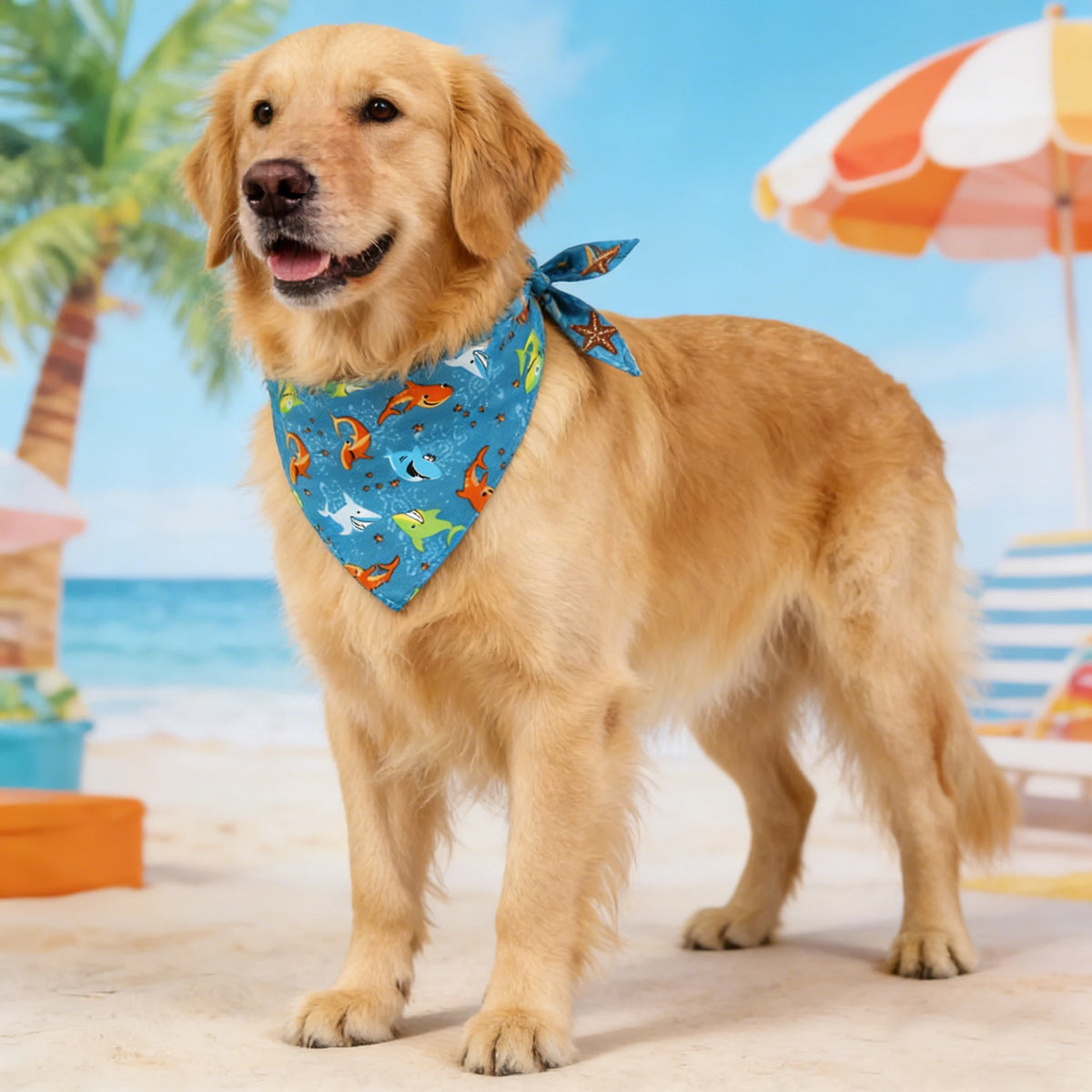 Washable Cloth Dog Bandana Soft Adjustable Pet Scarf Kerchief