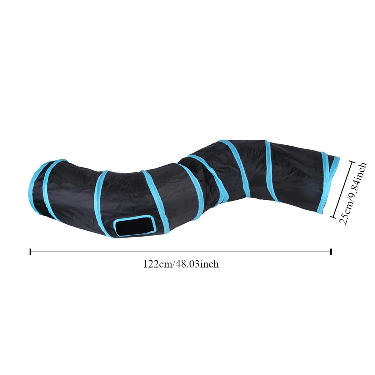 Foldable Cat Tunnel Toy For Interactive Indoor Play
