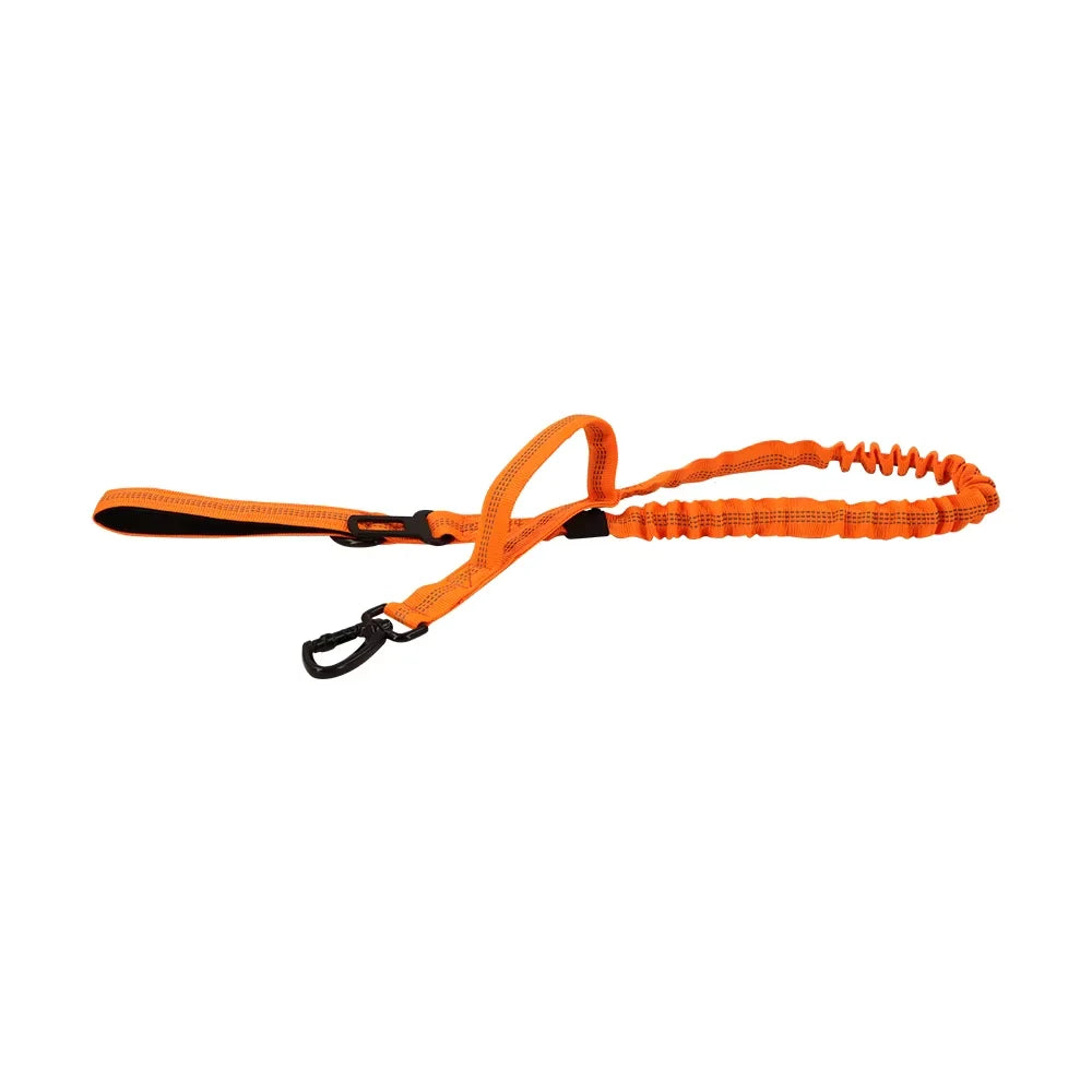 Adjustable Tactical Dog Leash With Quick Release Dual Handle Nylon Rope