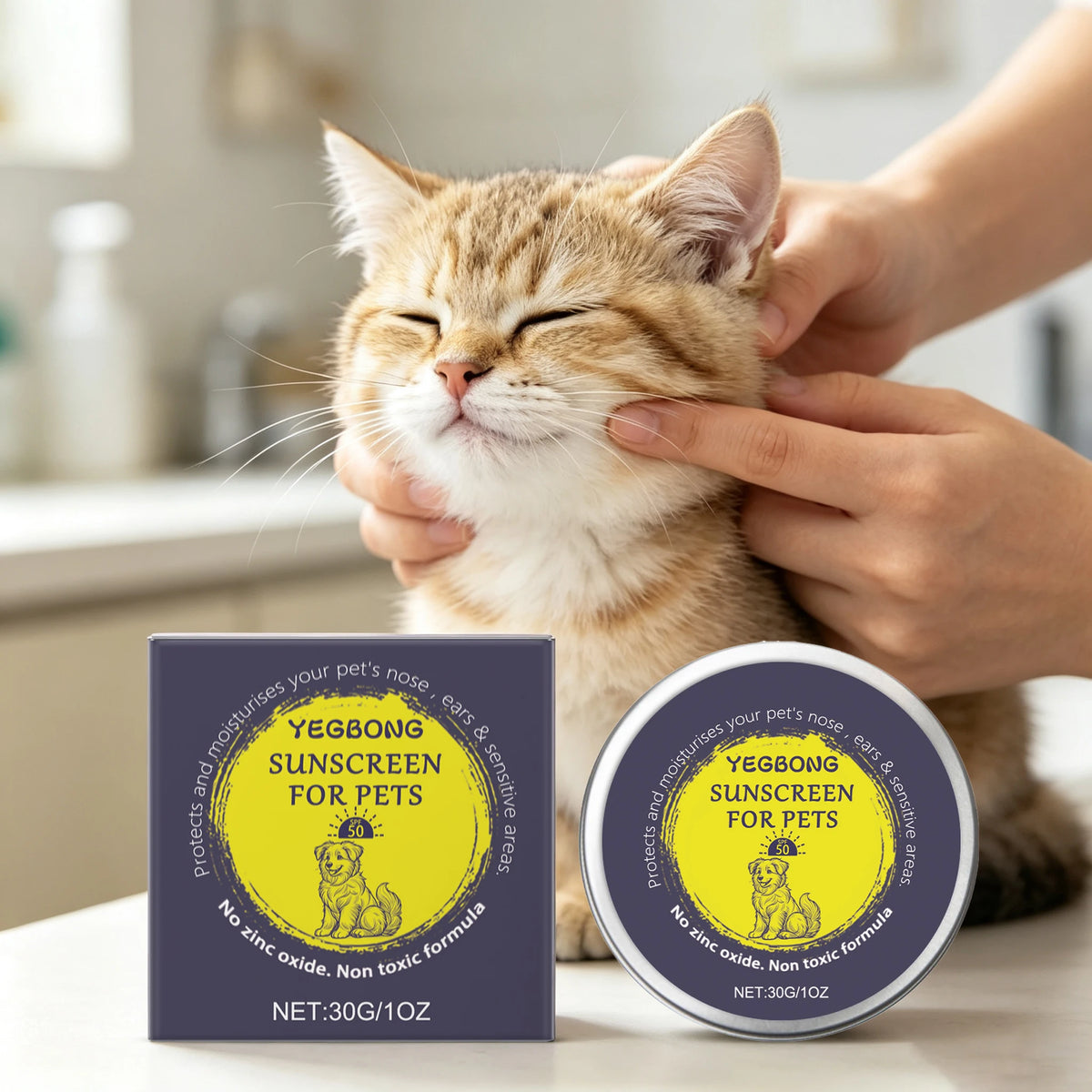Yegbong Gentle Pet Sunscreen Cream For Dogs And Cats Soothing