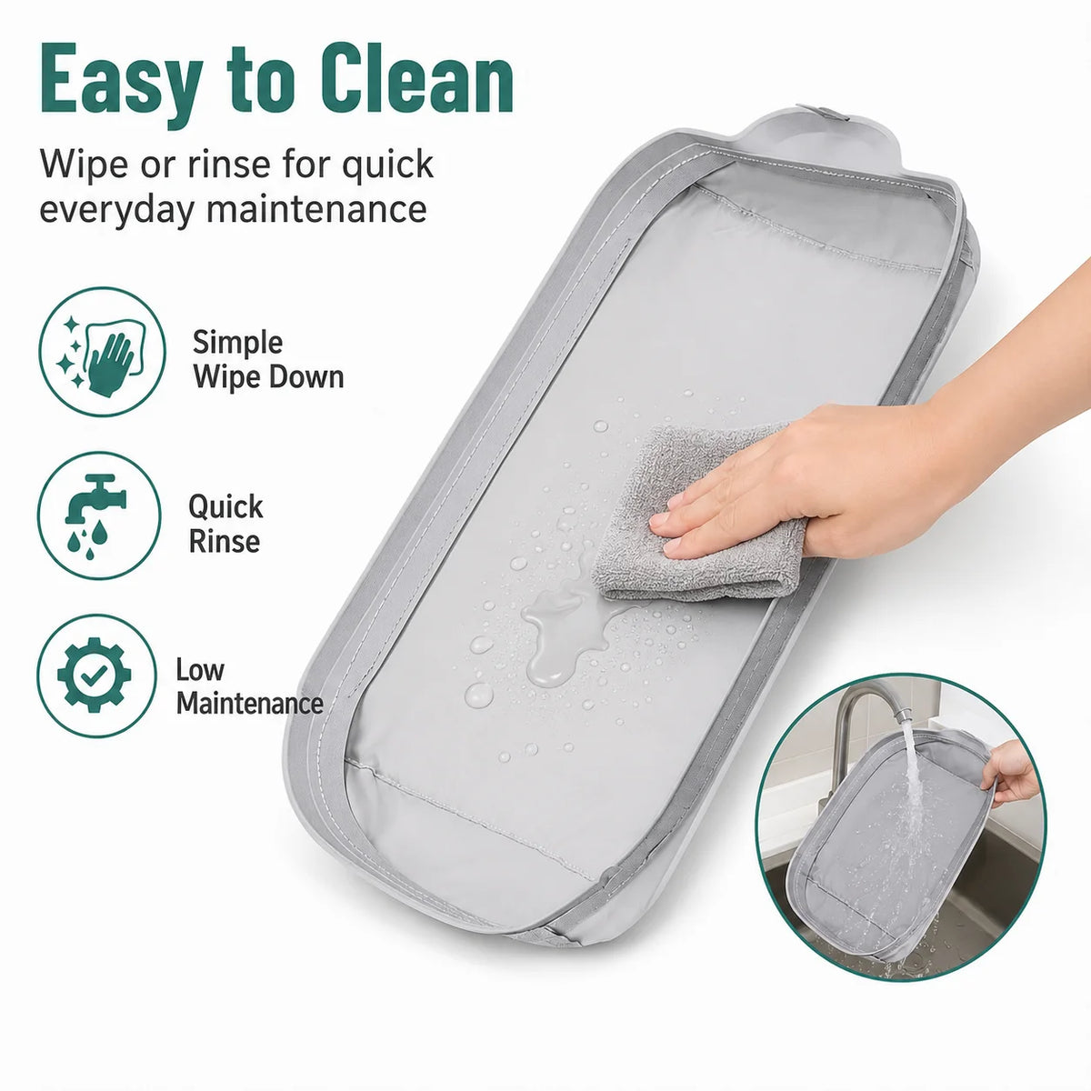 Heavy Duty Non Slip Washable Cat Litter Trapping Floor Mat