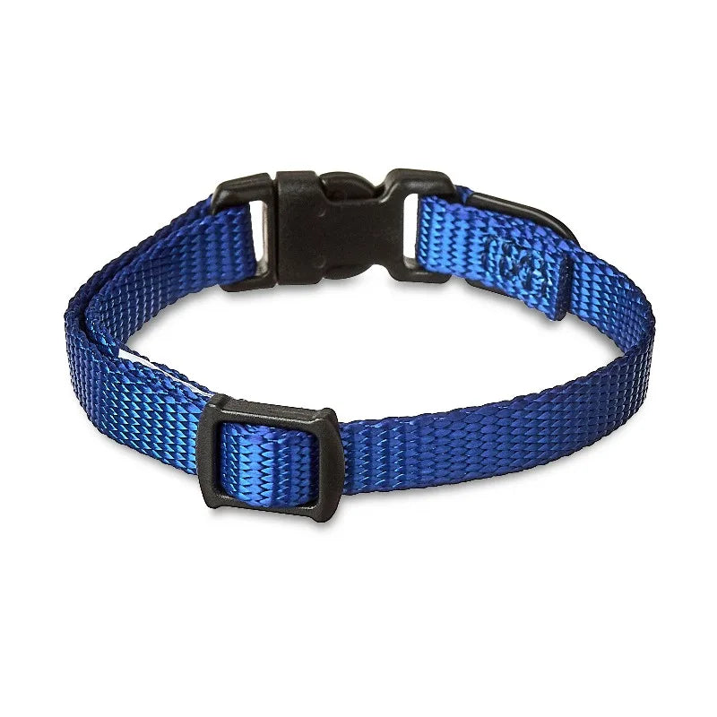 Adjustable Solid Polyester Dog Collar For Comfortable Everyday Wear