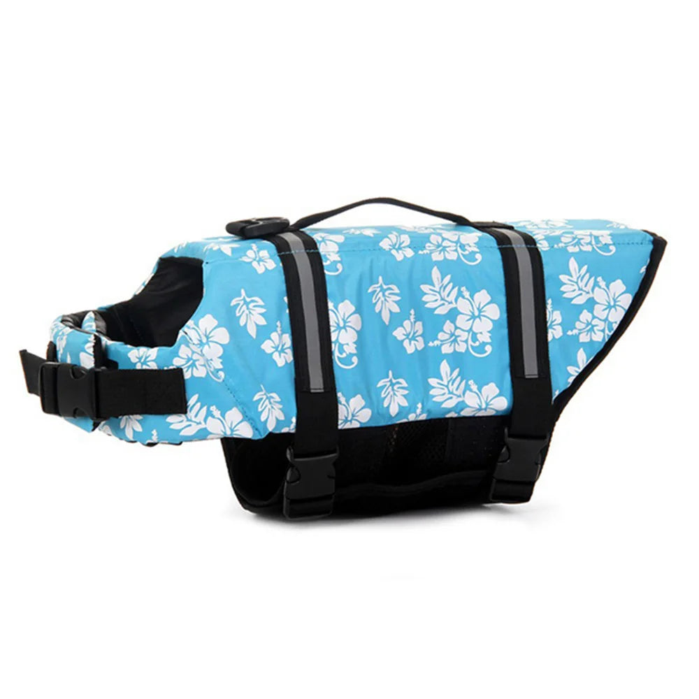 Adjustable Reflective Ripstop Dog Life Jacket For Safe Swimming