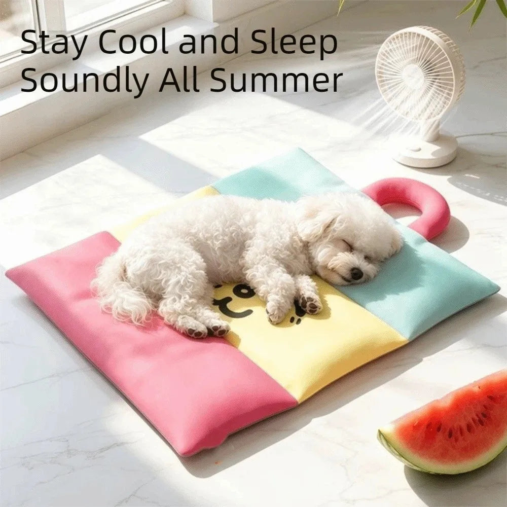 Double Sided Waterproof Non Slip Folding Pet Cooling Mat