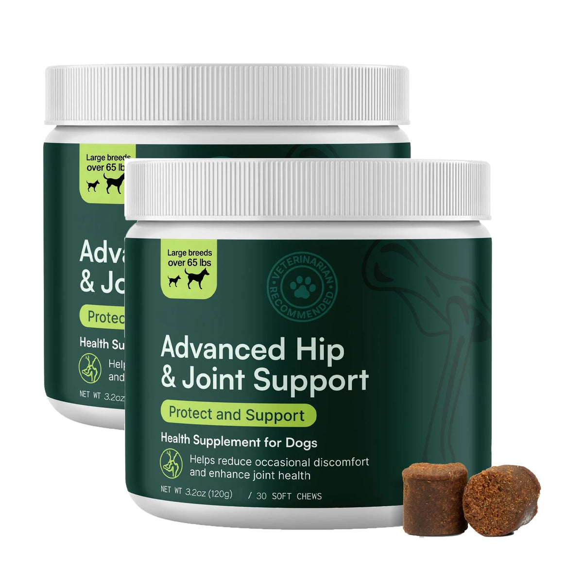 LISM Dog Hip And Joint Supplement With Glucosamine Chondroitin