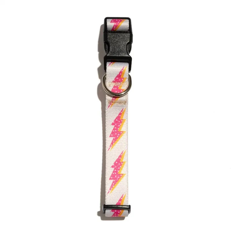 Lightning Bolt Fashion Dog Collar for Comfortable Everyday Wear