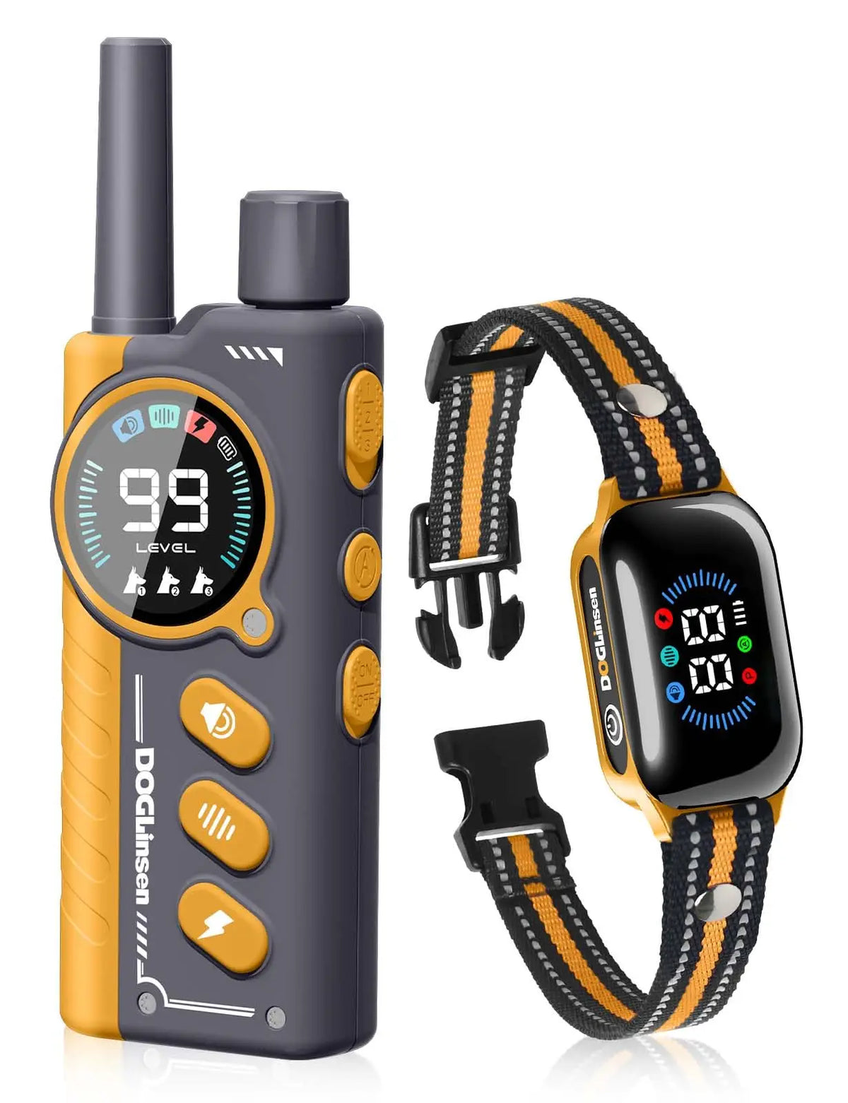 PaiPaitek Waterproof Anti Bark Shock Dog Training Collar Remote