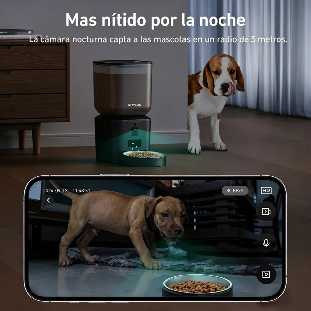 Nityers Smart Cat Feeder With Camera Night Vision And WiFi