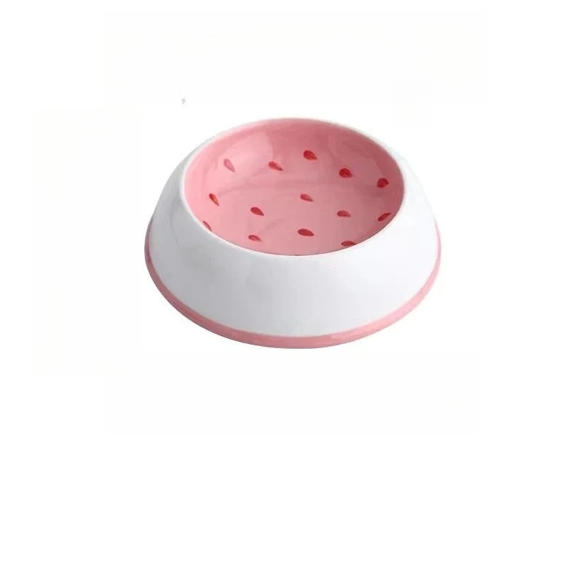 Premium Watermelon And Strawberry Shape Pet Food Bowl