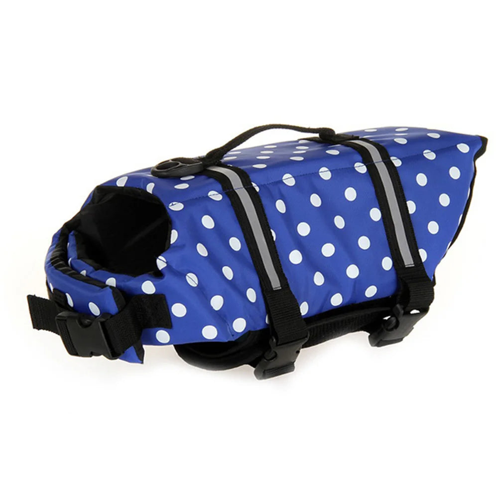 Adjustable Reflective Ripstop Dog Life Jacket For Safe Swimming