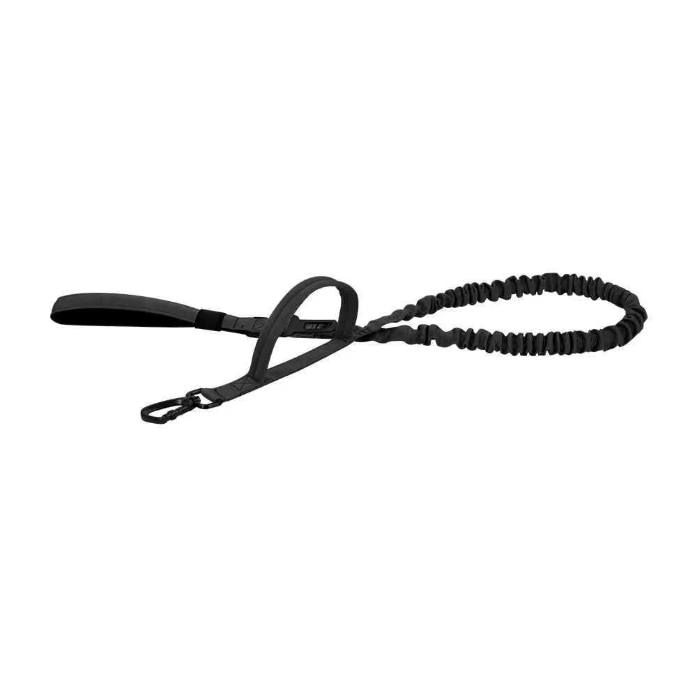Adjustable Tactical Dog Leash With Quick Release Dual Handle Nylon Rope