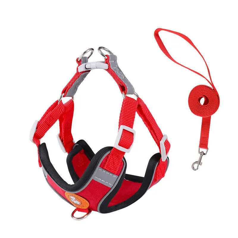 Adjustable No Pull Dog Harness And Leash Set For Walking