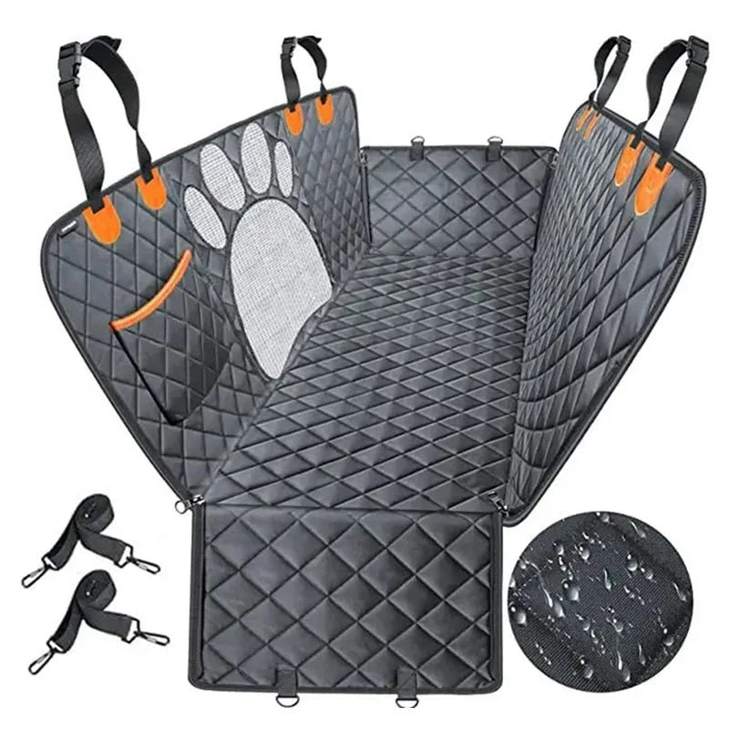 Waterproof Pet Car Seat Cover Durable Antislip Back Cushion