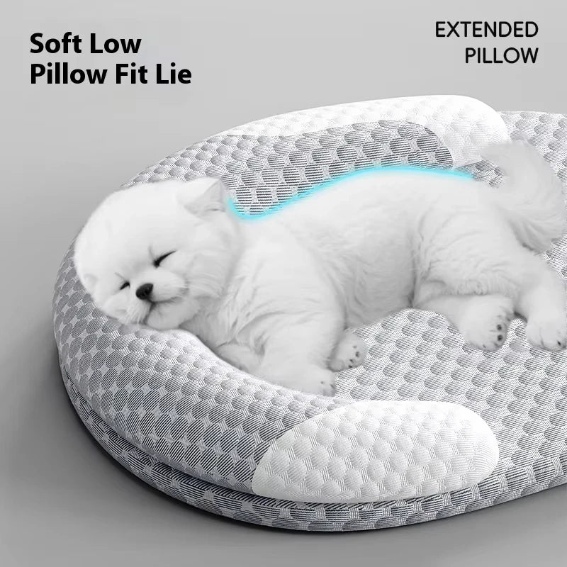 Soft Nylon Pet Cooling Mat Removable Washable Dog Sleeping Bed