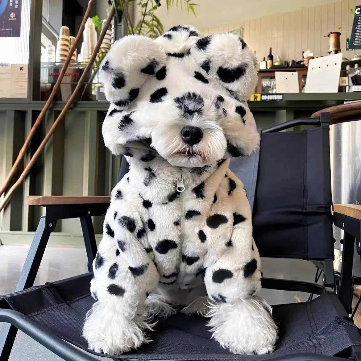Warm Winter Dog Coat With Cozy Protective Fur Coverage