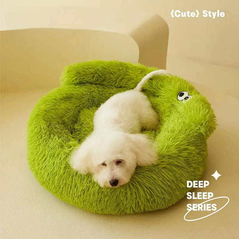 Super Warm Plush Cat And Small Dog Cozy Sleeping Bed
