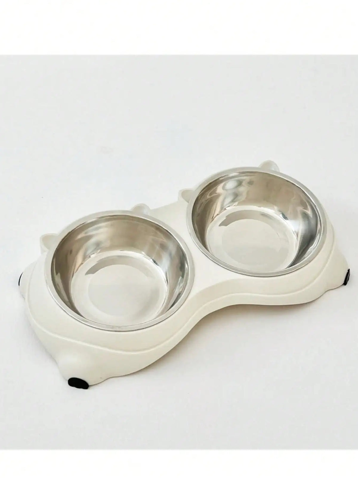 Double Stainless Steel Pet Bowls With Non Slip Base For Cats and Dogs