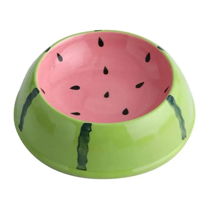 Premium Watermelon And Strawberry Shape Pet Food Bowl