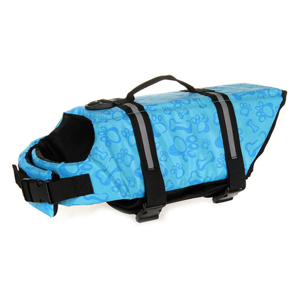 Adjustable Reflective Ripstop Dog Life Jacket For Safe Swimming