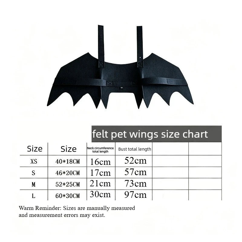 Halloween Bat Wing Costume for Cats and Small Dogs